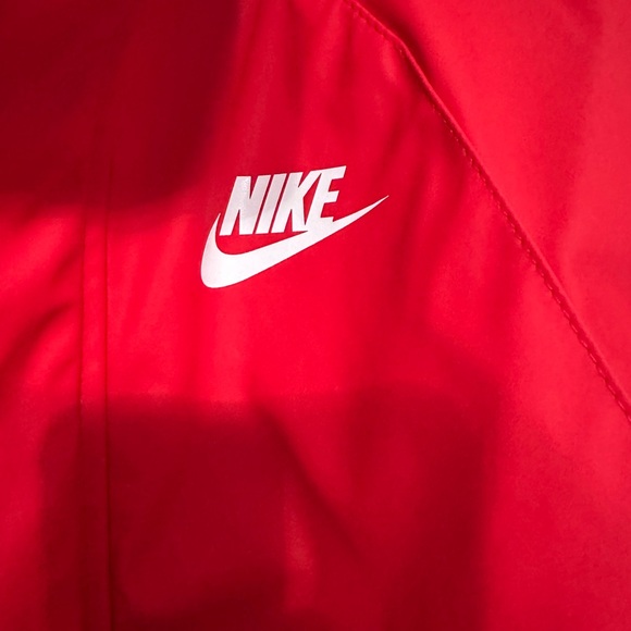 Nike Kids Rain/Repel Jacket Red Hooded Size 6 (5-6 yrs / 110-116 cm) EUC - Picture 10 of 10